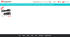 Desktop Screenshot of bargained.com